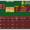 Imagem da Matriz para Mega-Sena 16 dezenas e 38 apostas versão a da Prêmio Dourado