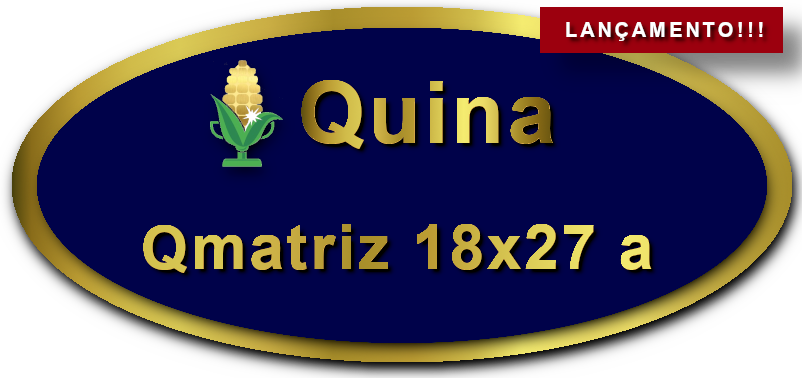 Imagem botão lançamento Matriz para Quina, 18 dezenas, 27 apostas, versão a da Prêmio Dourado